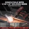 ARCCAPTAIN 140A Portable Handheld Arc Welder Kit with LED Digital Display
