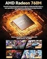 GMKtec M6 Ultra Mini PC, AMD Ryzen 5 7640HS, 32GB DDR5 RAM, 1TB NVMe SSD