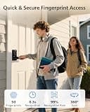 Philips Wi-Fi Smart Door Lock with Fingerprint Sensor and Lever Handle