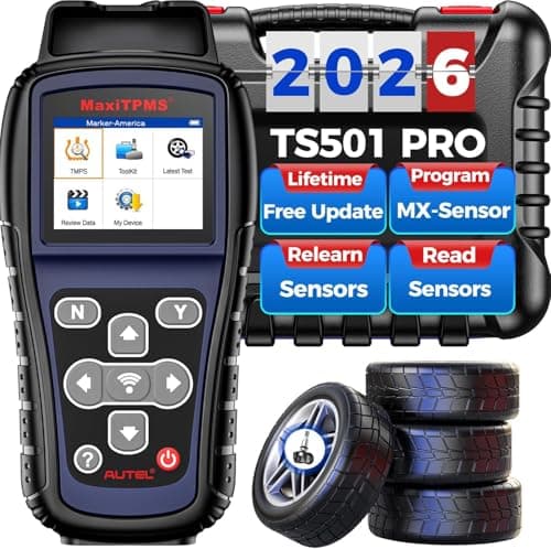 Autel MaxiTPMS TS501 PRO TPMS Programming Tool and OBD2 Diagnostic Scanner