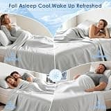 Jiaao Queen Cooling Comforter with CoolStice Tech and Q-Max 0.55 Rating