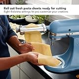 KitchenAid KSMPSA Stainless Steel Pasta Roller Attachment for Stand Mixers