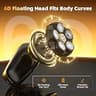 VIKICON Groomer Back Shaver for Men with 6D Floating Head and Digital Display
