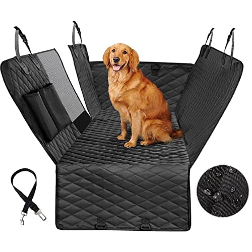 Vailge 100% Waterproof Back Seat Dog Hammock with Extended Side Flap Protection