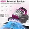 BYHUME Mattress Vacuum Cleaner with 17Kpa Suction, UV-C, and 145°F Heating