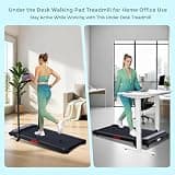 Portable Under Desk Walking Pad Treadmill with 3.0HP Motor and Incline