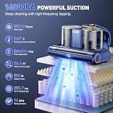 CFBF Mattress Vacuum Cleaner, 16Kpa Suction with Green Light Dust Display