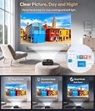 CWEUG 2400 ANSI Smart Projector with 2.1 Channel Sound System & Automatic Lens Cap
