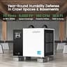 Waykar 70-Pint Energy Star Certified Crawl Space Dehumidifier with Built-In Pump