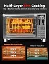 Nuwave Bravo XL Pro Air Fryer Toaster Oven with Reversible Grill Plate, 30-Quart