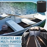 Soulchen 12 in x 50 ft Self-Adhesive Waterproof Felt Boat Trailer Bunk Carpet Roll