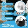 JAOJAO Countertop Restoration Kit with Resin Cleaner and Polish Duo Tubs
