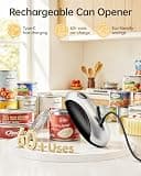 HouseSapp Rechargeable Type-C Electric Portable Automatic Handheld Can Opener