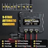 Generic 12V 30-Amp 3-Bank Smart Waterproof Onboard Boat Battery Charger
