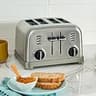 Cuisinart CPT-180P1 Compact 4-Slice Stainless Steel Toaster with Dual Controls