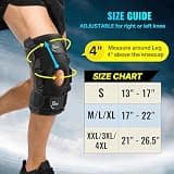 Fit Geno Adjustable Hinged Knee Brace with Removable Aluminum Support