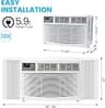 MERXENG 10,000 BTU Window Air Conditioner Featuring a Rotary GMCC Compressor