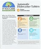If You Care Super Concentrated Biodegradable Water-Soluble Dishwasher Tablets