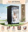 pikulLA 71-Inch Full-Size Portable Steam Sauna Box with 3L Generator