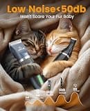 oneisall 2-Speed 3-in-1 Cat Grooming Kit with Dedicated Paw and Face Trimmer