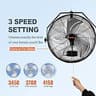 VEVOR 18-Inch Industrial Wall Mount Fan, 4150 CFM with IP44 Sealed Motor