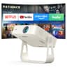 XuanPad Smart Mini Projector with 1080p Native Resolution and 360 Stand