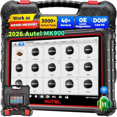 Autel MaxiCOM MK900 8-Inch Bidirectional Diagnostic Scan Tool Tablet