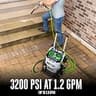 EGO Power+ HPW3200 Cordless Electric Pressure Washer, 3200 PSI, 2.0 GPM