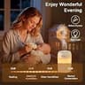 BAMCOO Portable Small Humidifier, 650ml Capacity with Rechargeable Battery