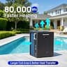 AQUASTRONG 80,000 BTU Top-Discharge Inverter Heating and Cooling Heat Pump