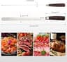 imarku 12-Inch Ultra Sharp Japanese High Carbon Stainless Steel Brisket Knife