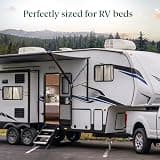 Zinus 8 Inch Short Queen Green Tea Memory Foam Mattress for RVs and Campers