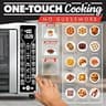 Gourmia French Door Air Fryer Toaster Oven, 6-Slice Capacity & 17 Presets