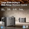 Airzentti 155-Pint Energy Star Commercial Dehumidifier with 16.4ft Lift Pump
