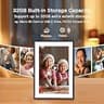 Pastigio 10.1-Inch Frameo WiFi Digital Picture Frame with Premium Embossed Bezel