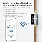 Frizzlife LP365 Ultrasonic Whole-Home Smart Water Monitor with Automatic Shutoff