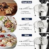 Camic Two-Bowl Digital Stand Mixer with 4.2-Quart and 5.3-Quart Nesting Bowls