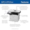 Brother MFC-L5915DW Professional Monochrome All-in-One Laser Printer with 50 ppm Speed