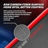 Dinkly Raw Carbon T700 Fiber Pickleball Paddle 4-Pack