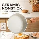 SENSARTE Nonstick Ceramic Cookware Set, 13-Piece PFAS-Free Kitchen Pots