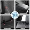 Coverdream Luxury Waterproof Faux Leather Car Seat Covers for Toyota Tacoma
