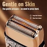Ufree Professional Foil Shaver and Zero-Gap T-Blade Beard Trimmer Set