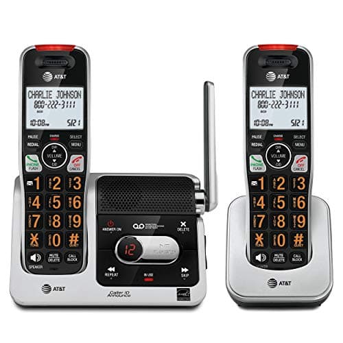 AT&T BL102-2 DECT 6.0 2-Handset Cordless Phone with Audio Assist and Call Blocking