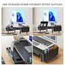 WALI Height Adjustable Computer Monitor Stand and Desk Organizer with Drawer