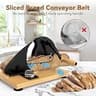 Upgrade Manual Sourdough Hand Crank Bread Slicer with Steel Wire Guide