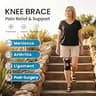 Galvaran Adjustable Knee Brace with Side Stabilizers and Patella Pad