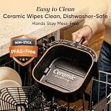Cosori Pro Compact 5-Quart Ceramic Air Fryer with 7 Cooking Functions