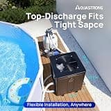 Aquastrong 39,000 BTU Top Discharge Inverter Pool Heat Pump with WiFi
