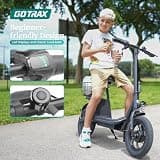 Gotrax A5 Mid-Sized Seated Electric Scooter, 550W Peak Motor, Cargo Versatility