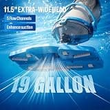BIELMEIER Cordless Handheld Pool Vacuum with 9-Foot Reach and 3 Gauge Filters
